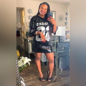 Sale‼️Las Vegas Raiders Sequin Dress. No discount